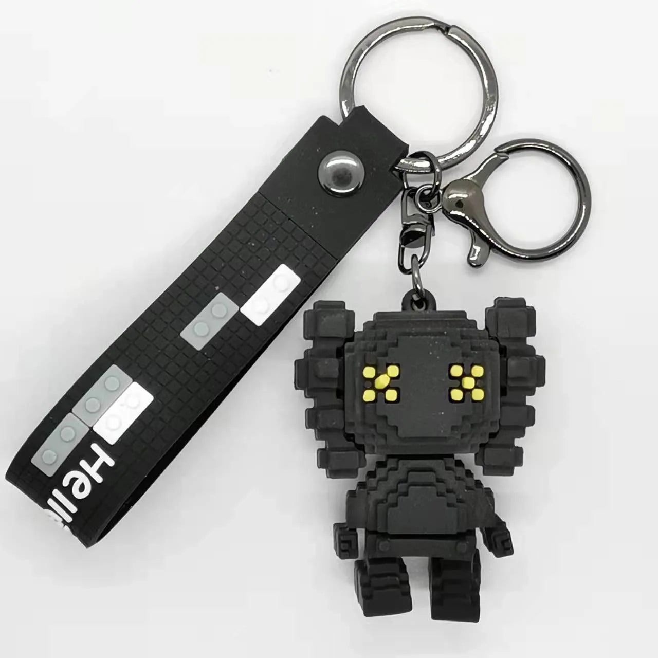 3D Cute Cartoon Anime PVC Keychain Accessories Trendy Birthday Gift Bag Pendant with Kaw Figure Keychain Toys