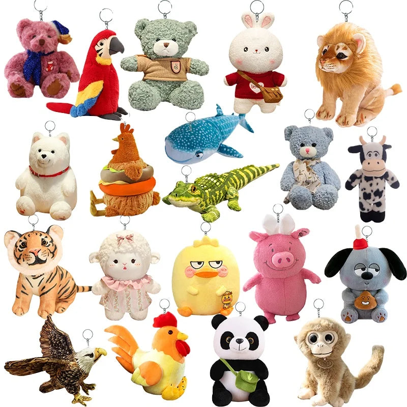 Factory Wholesale Custom High Quality Plush Toy Key Chain Custom Stuffed Animal Pendant