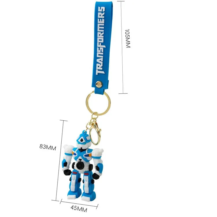 Building Blocks Cartoon Series Keychain Pendant Optimus Prime Bumble Bee Keychain Pendant Bag Car Ornaments
