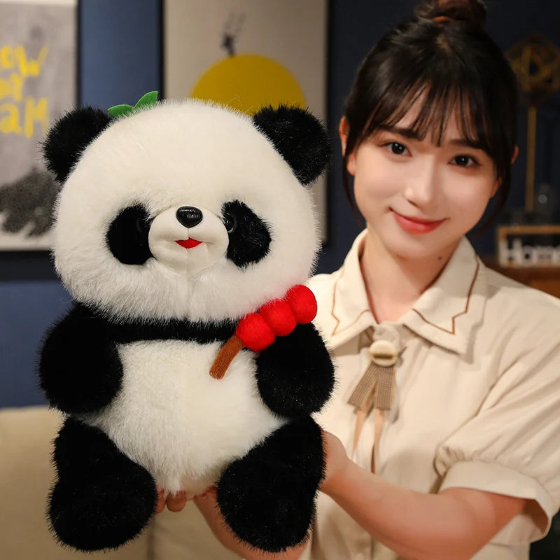 Factory Wholesale High Quality Plush Toys Sugar Treasure Panda Stuffed Animal Toy Panda Decoration