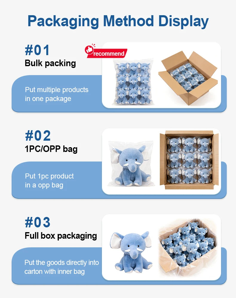 Manufacturers Custom Cute Soft Toys Weighted Stuffed Animal Custom Weighted Plush Toys