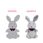 2026 Custom Plush Bunny Fur Plush Toys Stuffed Rabbits  Low Moq Custom Plush Animals High Quality Plushie