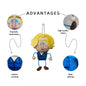 DIXIN--OEM ODM Promotional Cute Mini Cotton Plush Toys Kawaii Mascot Pendant Soft Toys Professional Custom Plush Keychains