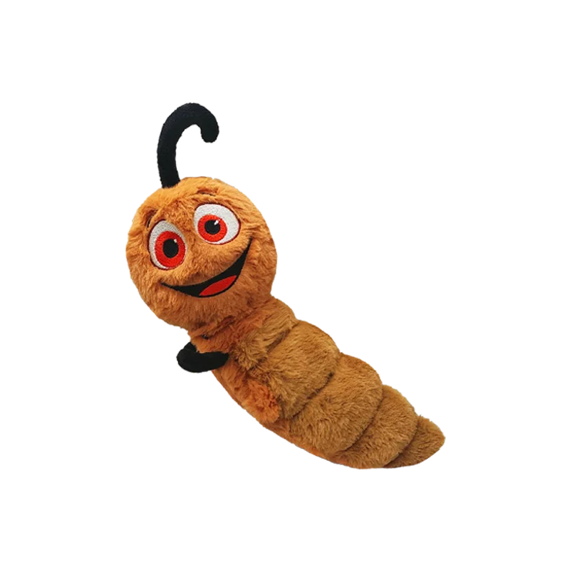 Professional Customization Cute Caterpillar Plush Toy  PP Cotton Full ODM Development Support Free Sample