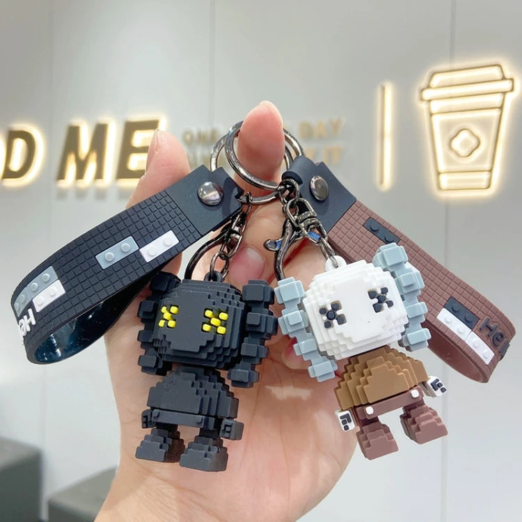 3D Cute Cartoon Anime PVC Keychain Accessories Trendy Birthday Gift Bag Pendant with Kaw Figure Keychain Toys