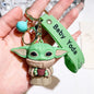 2024 New Yodas Baby Keychain Cute Doll Mandalorians Pendant Star Wared Keychain Handle