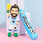 New Arrival Most Popular 3D Cartoon PVC Rubber Keychain Football Team Star Keychains