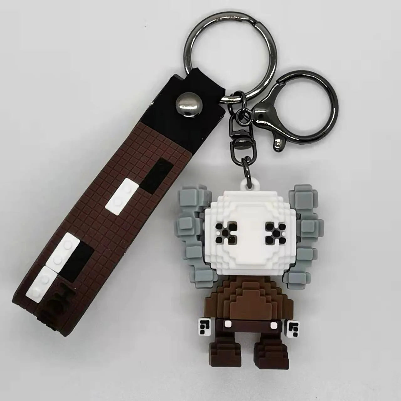 3D Cute Cartoon Anime PVC Keychain Accessories Trendy Birthday Gift Bag Pendant with Kaw Figure Keychain Toys