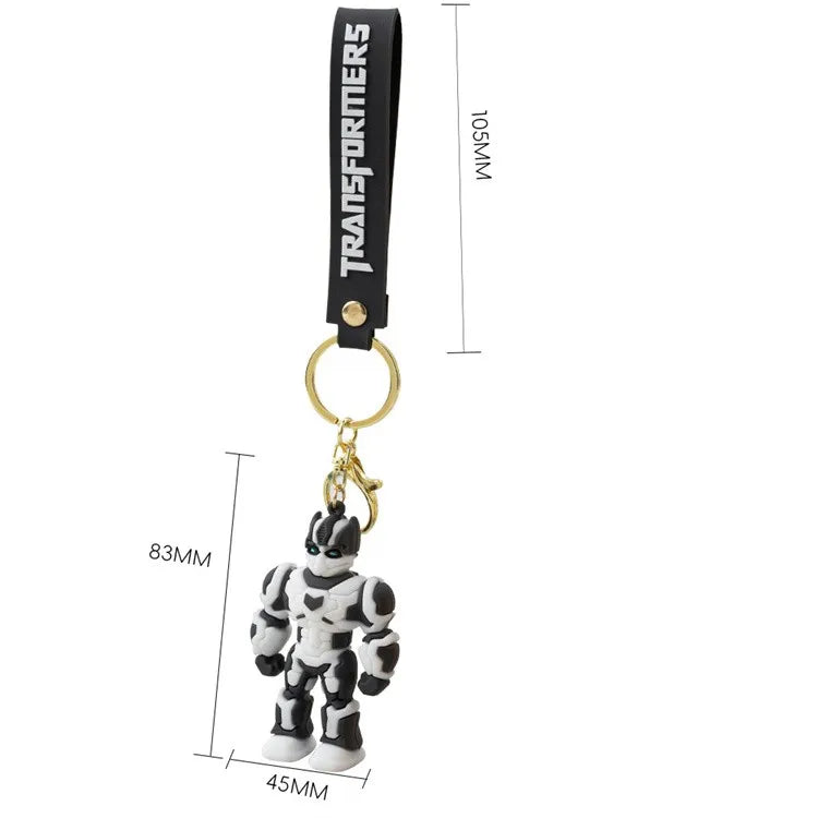 Building Blocks Cartoon Series Keychain Pendant Optimus Prime Bumble Bee Keychain Pendant Bag Car Ornaments