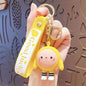 Egg Party Keychain Cartoon Backpack Pendant Car Keychain Crafts Decoration