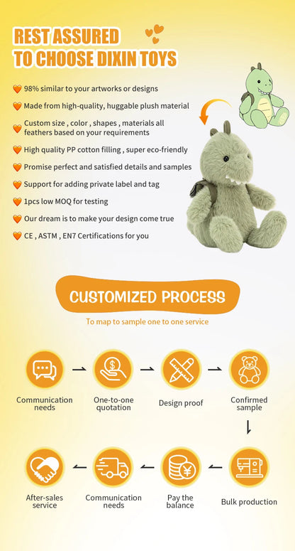 Manufacturer Customizes High-quality Cute Keychain Plush Toys Custom Plush KeyChain Toys