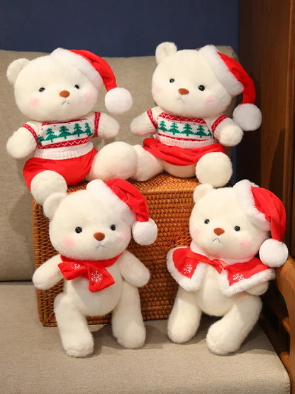 Latest Custom Christmas Limited Plush Bear Decoration Christmas Tree Festival Accessories Bear
