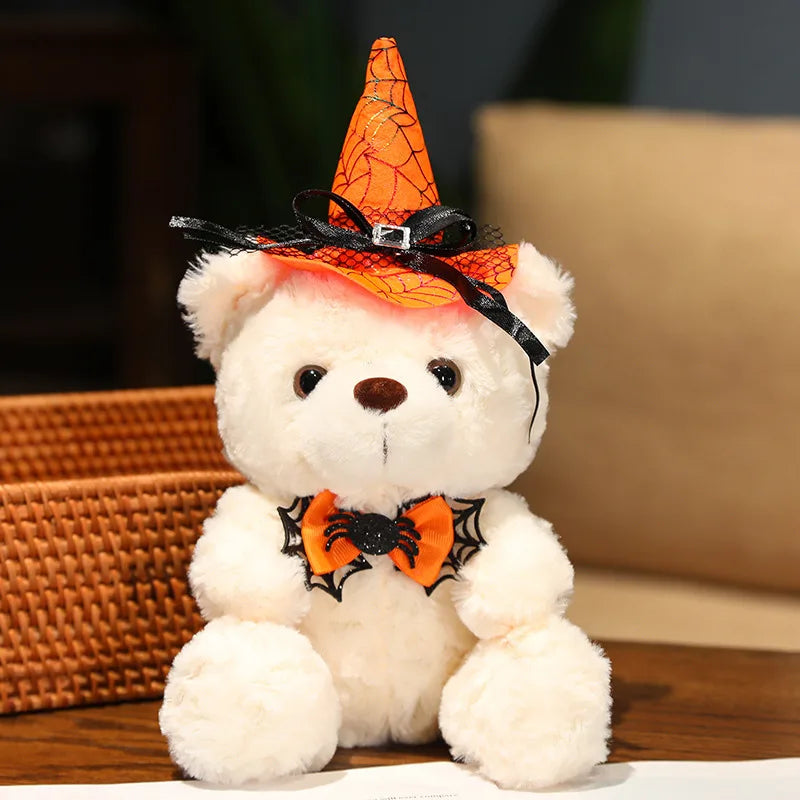 High Quality Creative Funny Soft Cute Halloween Teddy Bear Stuffed Plush Toys Halloween Decoration Gift