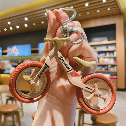 Assembled Bicycle Keychain Couple Cute Ornaments Car Keychain Bag Pendant Gift Wholesale Bike Enthusiasts Bicycle Keychains