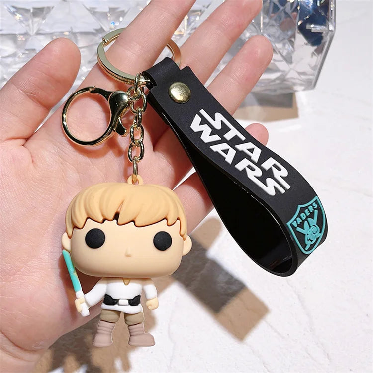 New Hot Selling StarWars Keychain Mandalorians Surrounding Baby Yodas Stormtroopers Keychain Pendant