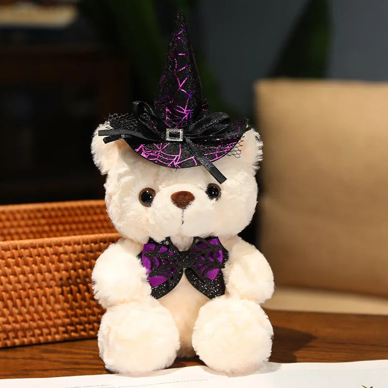 High Quality Creative Funny Soft Cute Halloween Teddy Bear Stuffed Plush Toys Halloween Decoration Gift