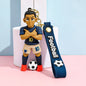 New Arrival Most Popular 3D Cartoon PVC Rubber Keychain Football Team Star Keychains