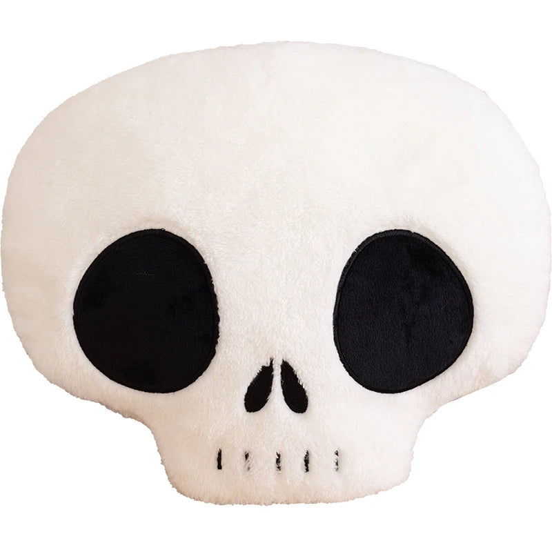 2026 New Custom Halloween Skull and Crossbones Plush Pillow Stuffed Pillow  Festival Decoration Plush Skull
