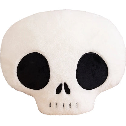 2026 New Custom Halloween Skull and Crossbones Plush Pillow Stuffed Pillow  Festival Decoration Plush Skull