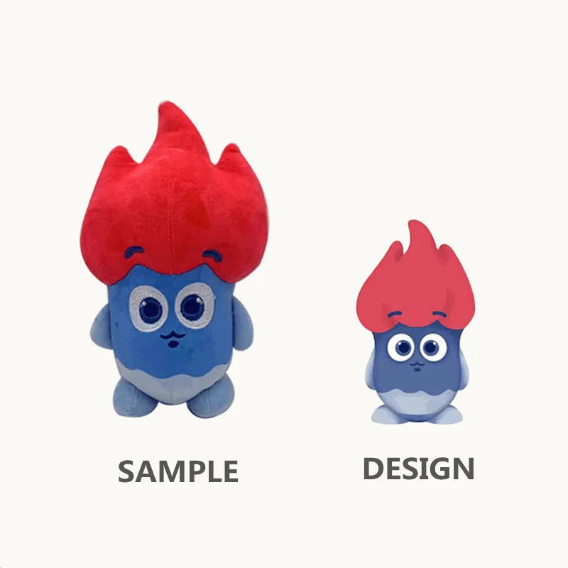 2024  High Quality Plushie Customized Mascot Company logo Anime Plush Toys Dolls Pillow Customization