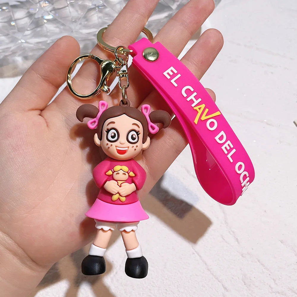 New Arrival Friday Night Funkin Toy Keychain Cute Bag Pendant Personality Rubber Key Ring Festival Gift Toy