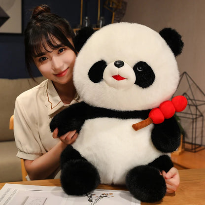 Factory Wholesale High Quality Plush Toys Sugar Treasure Panda Stuffed Animal Toy Panda Decoration