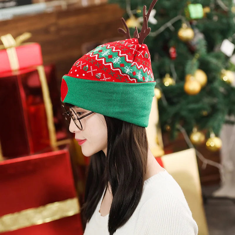 Style  New Year Snowman Sweater Hat Christmas Decorations Toys for Children
