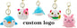 No MOQ Manufacturer Soft High Quality Custom Plush Charm Keychain Toys Free Modifications Animals Styles