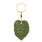 Popular Adorable Fruit Green Leaf Leather Keyring Accessory Case with ID Card Holder