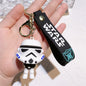 New Hot Selling StarWars Keychain Mandalorians Surrounding Baby Yodas Stormtroopers Keychain Pendant