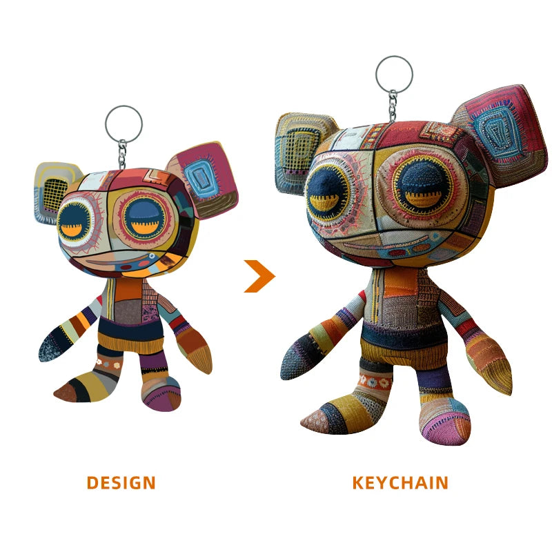 Custom Made Soft Toys 10cm 15cm 20cm Cute Plush Idol Cotton Doll Key Chain Custom Kpop Star Doll Figure Plush Keychains
