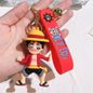 Cartoon Cute Anime One Pieces Luffys Doll Car Bag Pendant Keychain Wholesale Keychain Small Gift