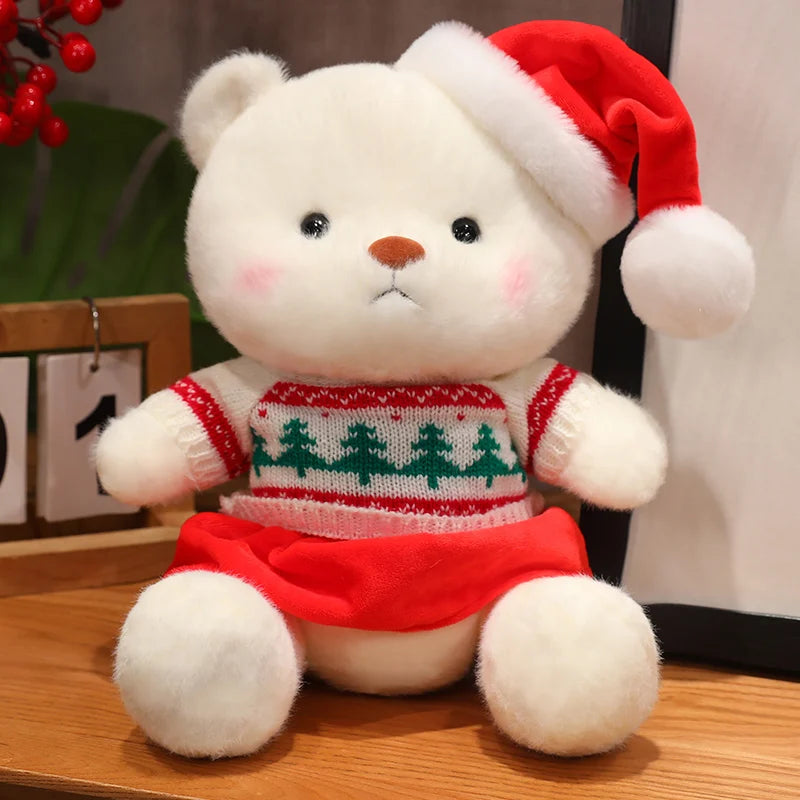 Latest Custom Christmas Limited Plush Bear Decoration Christmas Tree Festival Accessories Bear