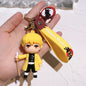 New Anime Keychain Car Keychain Cartoon Anime Doll School Bag Pendant Figure Surrounding Gifts