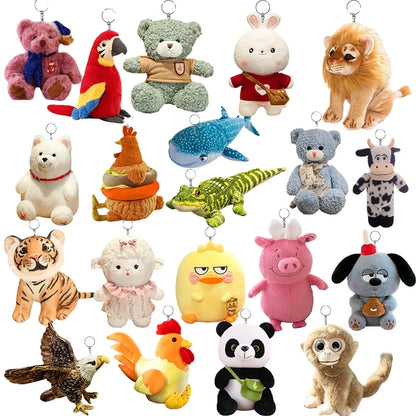 Factory Wholesale Custom High Quality Plush Toy Key Chain Custom Stuffed Animal Pendant