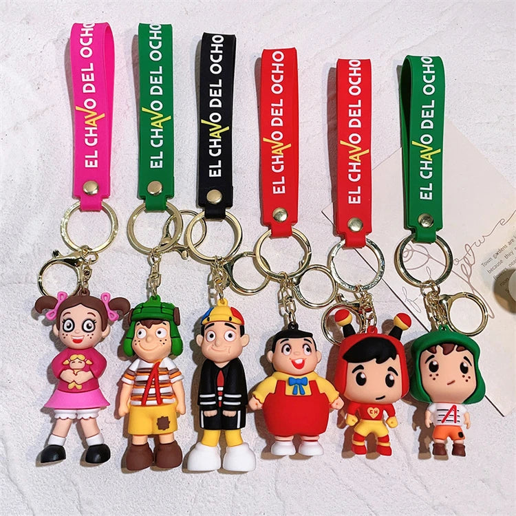 New Arrival Friday Night Funkin Toy Keychain Cute Bag Pendant Personality Rubber Key Ring Festival Gift Toy