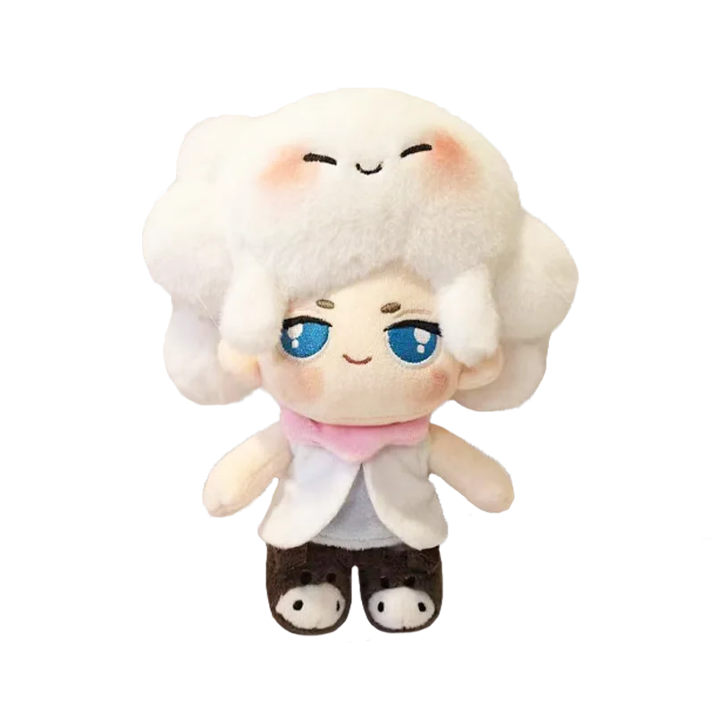 OEM/ODM 10cm Mini Cloud Plush Keychain Customizable Embroidered Logo Color-Changing Bow Tie Interchangeable Facial Expressions