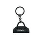 Hot Selling 3D Cartoon Gym Rubber Keychain Creative Anime 3D Yoga Bag Pendant Fitness Cool Key Chain