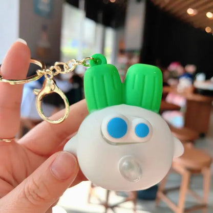 Creative Pinching Joyful Corn Bubble Keychain Cute Decompression Toy Keychain Book Bag Pendant Small Gift Wholesale