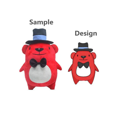 Custom Plush Line Dolls High Quality Plushie Customized Mascot Plush Animals Dolls Pillow Customization