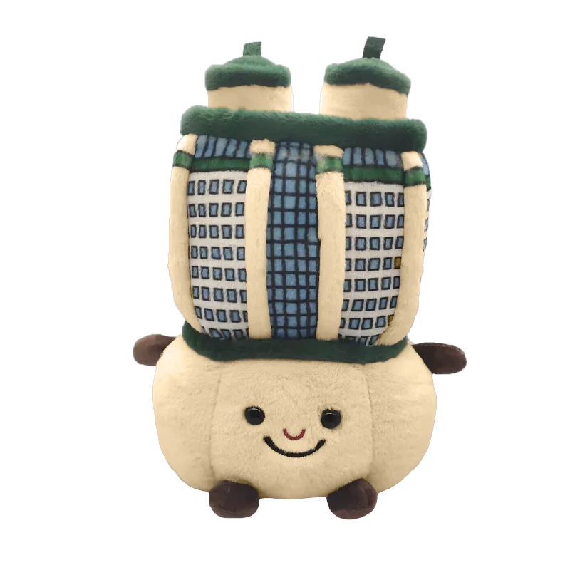 CE/ASTM Plush Toy Customization Factory, Cute Teaching Building Toys, School Mascot Customization Plush Doll Images