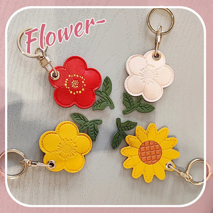 Sunflower Pendant Keyring Access Card Holder Protective Case Gift Set Sunflower Keyring