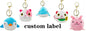 Manufacturer Experienced Custom Plush Charm Keychain Free Modifications No MOQ
