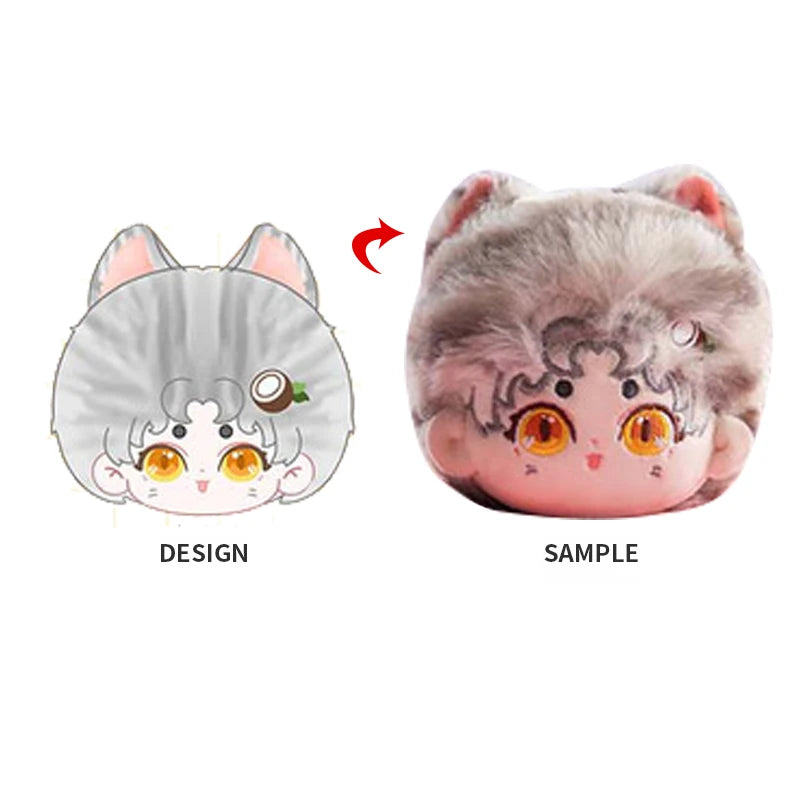 Sample Provided High Quality Custom Kpop Dolls Custom Plush Keychain 10cm and 20cm Doll Custom Face Embroidery