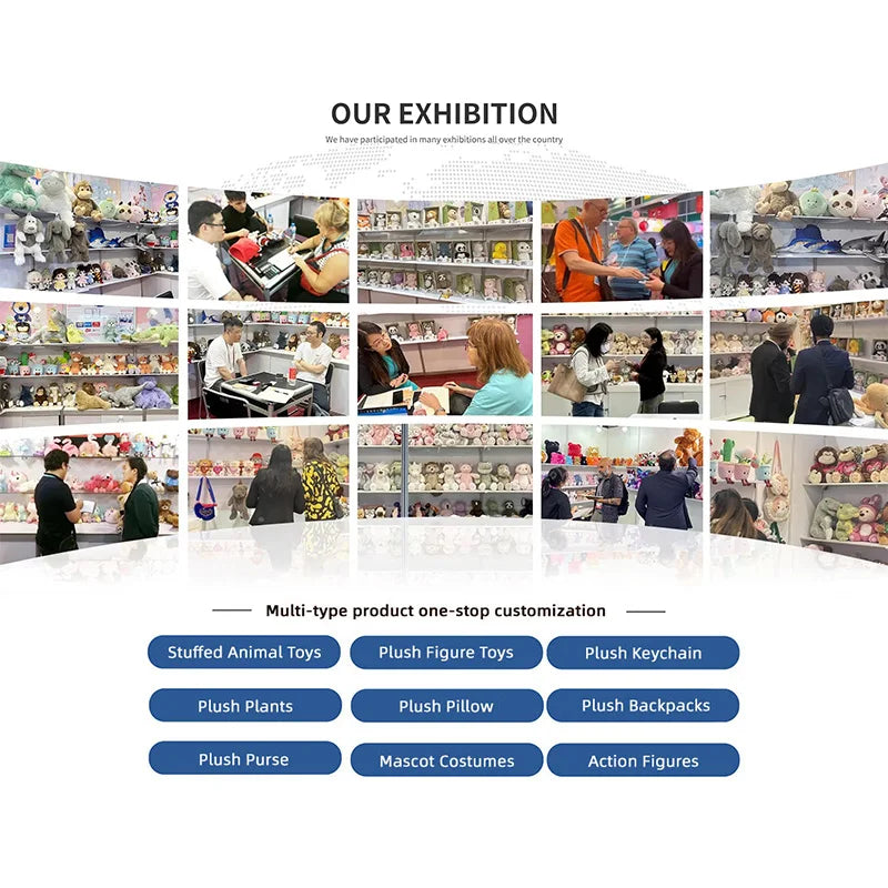 OEM ODM  Manufacturer Custom Personalization 20cm Plush Dolls Mascot  Custom Plush Toys