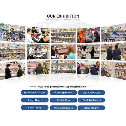 OEM ODM  Manufacturer Custom Personalization 20cm Plush Dolls Mascot  Custom Plush Toys
