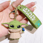 2024 New Yodas Baby Keychain Cute Doll Mandalorians Pendant Star Wared Keychain Handle