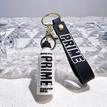 Wholesale 3D PVC Anime Prime Cartoon Keychain 3D Keychain Car Pendant Bag Toy Prime Drink Keychain