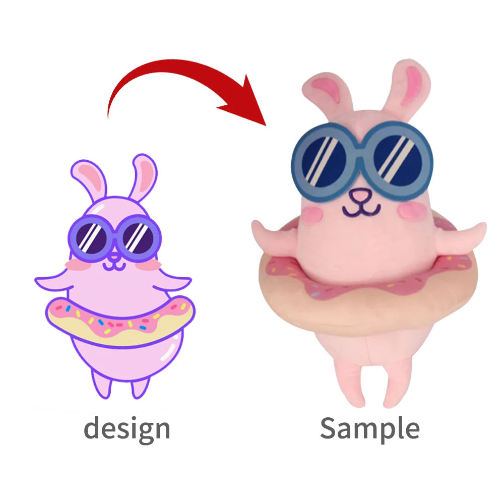 OEM Manufacturer No MOQ Plushie Customized Custom Plush Toy Kpop Idol Dolls Custom Plushies Movie Mascot Derivative Plush