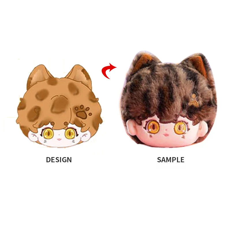 Sample Provided High Quality Custom Kpop Dolls Custom Plush Keychain 10cm and 20cm Doll Custom Face Embroidery
